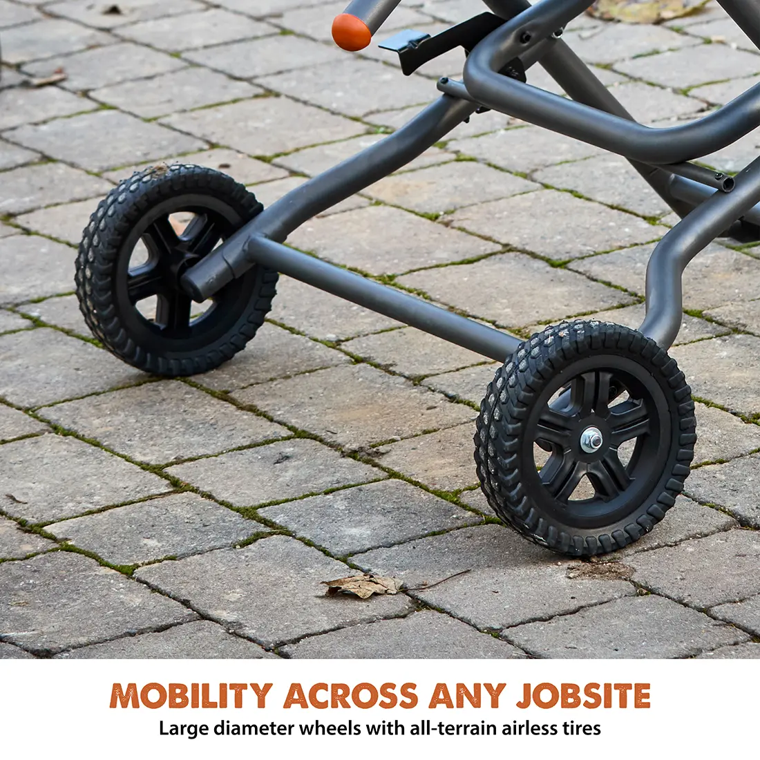 Evolution Compact Folding Wheeled Scissor Stand For R10TS Table Saw - Image 5