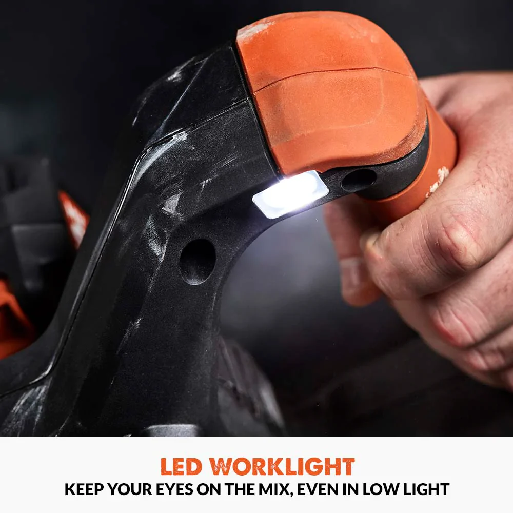 Evolution R120MXR-Li Cordless 20V Li-Ion EXT Mixer with 4-3/4 in Multi-Mix Paddle - Image 10