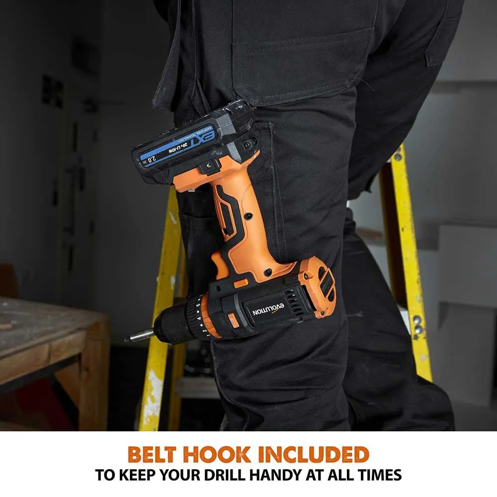 Evolution Cordless R13CMB-Li Combi Drill Driver 20V Li-Ion EXT - Image 6