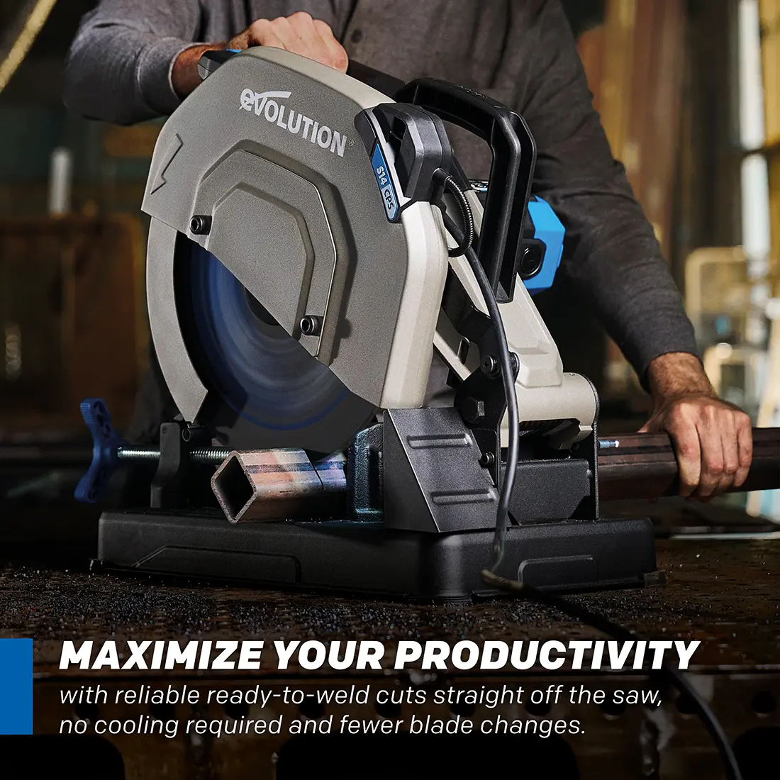 Evolution EVOMAX14ST | 14 in. | 80T | Professional Grade Mild Steel Cermet Blade - Image 5