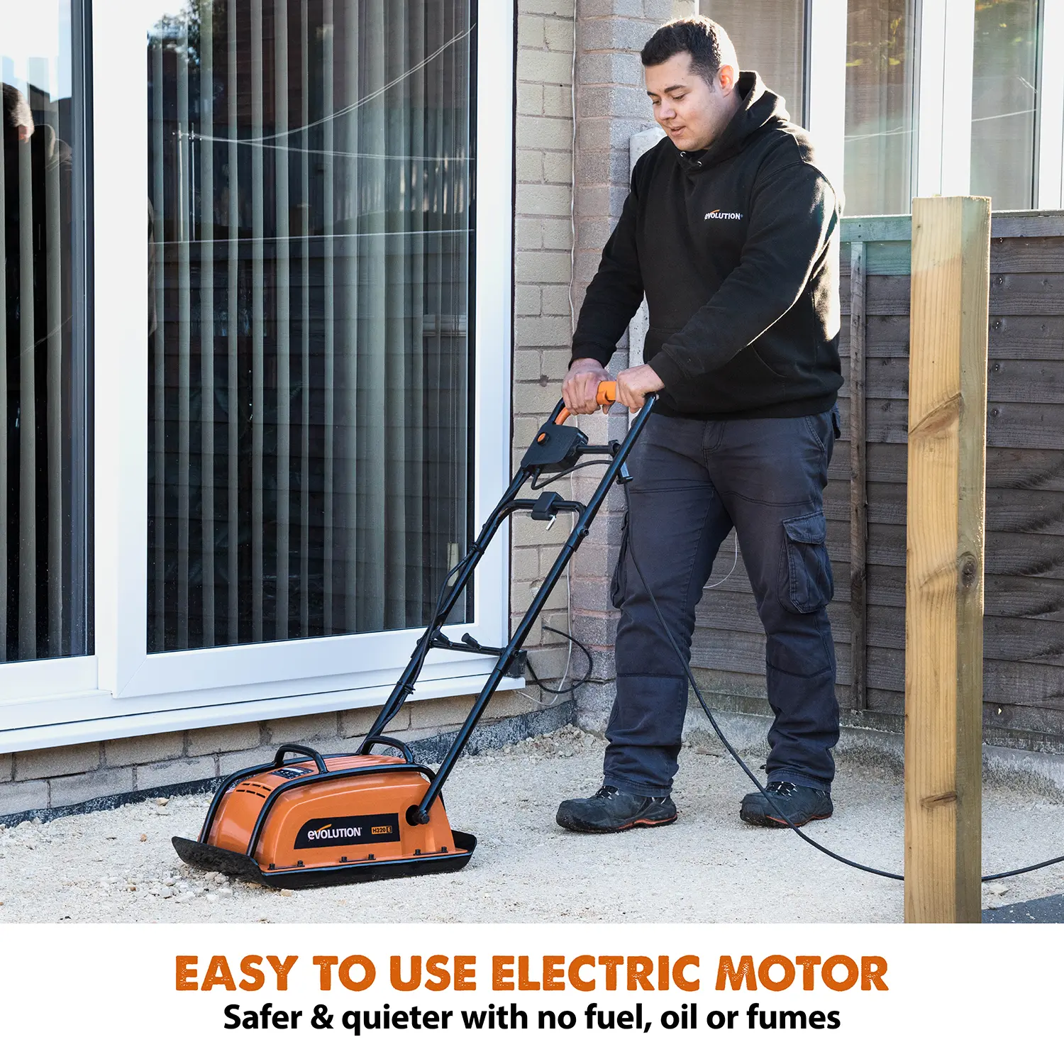 Evolution H320-E | Electric Plate Compactor | Vibration Compaction Force - Image 3