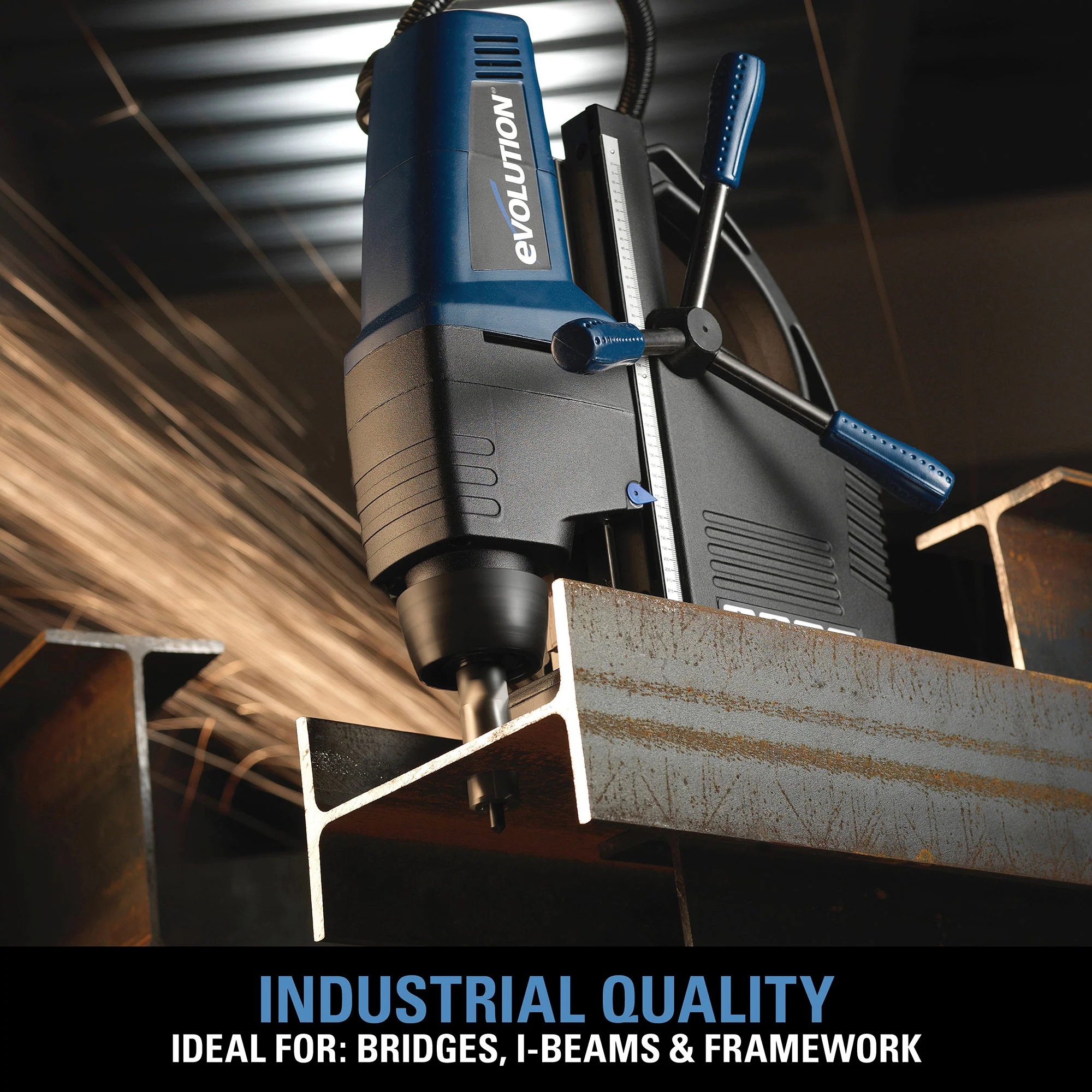 Evolution EVOMAG42: 1-5/8 in. Magnetic Drill With Carry Case - Image 3