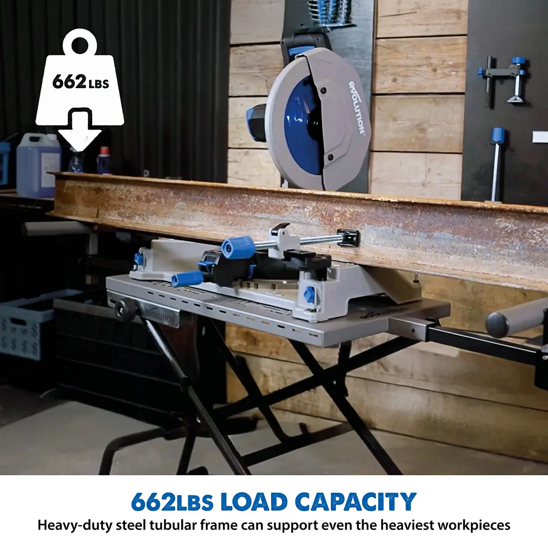 Evolution MCSSTAND | Mitering Chop Saw Stand with Powerlift Assist - Image 6