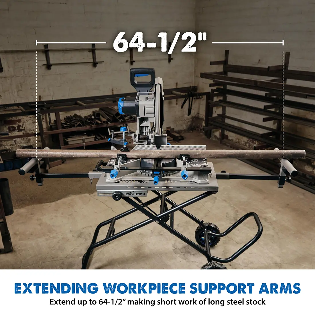 Evolution MCSSTAND | Mitering Chop Saw Stand with Powerlift Assist - Image 7