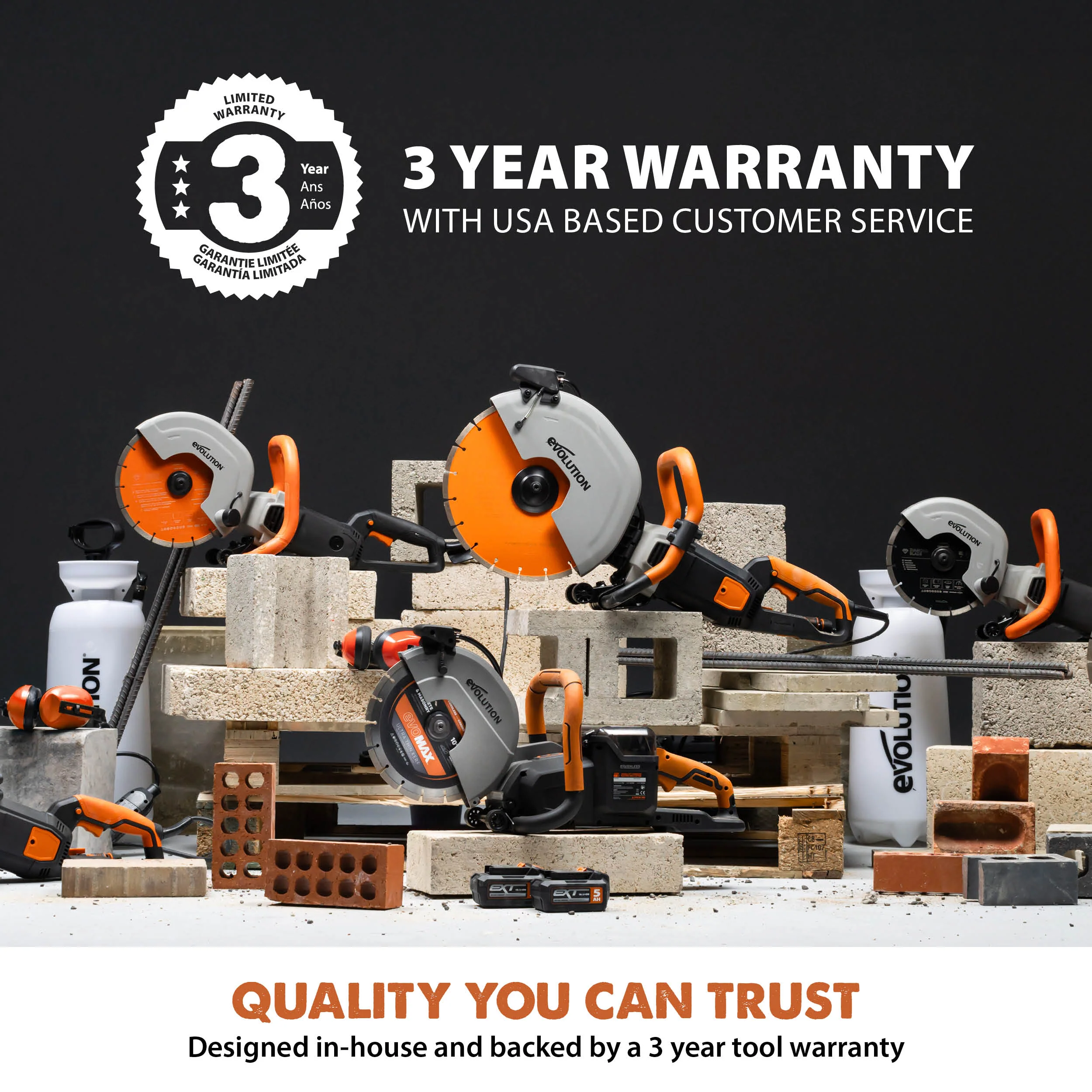 Evolution Cordless R10DCT-Li | 10 In. | Concrete Saw | Automatic Water-Fed Dust Suppression | Premium Thin Kerf Diamond Blade Included - Image 14