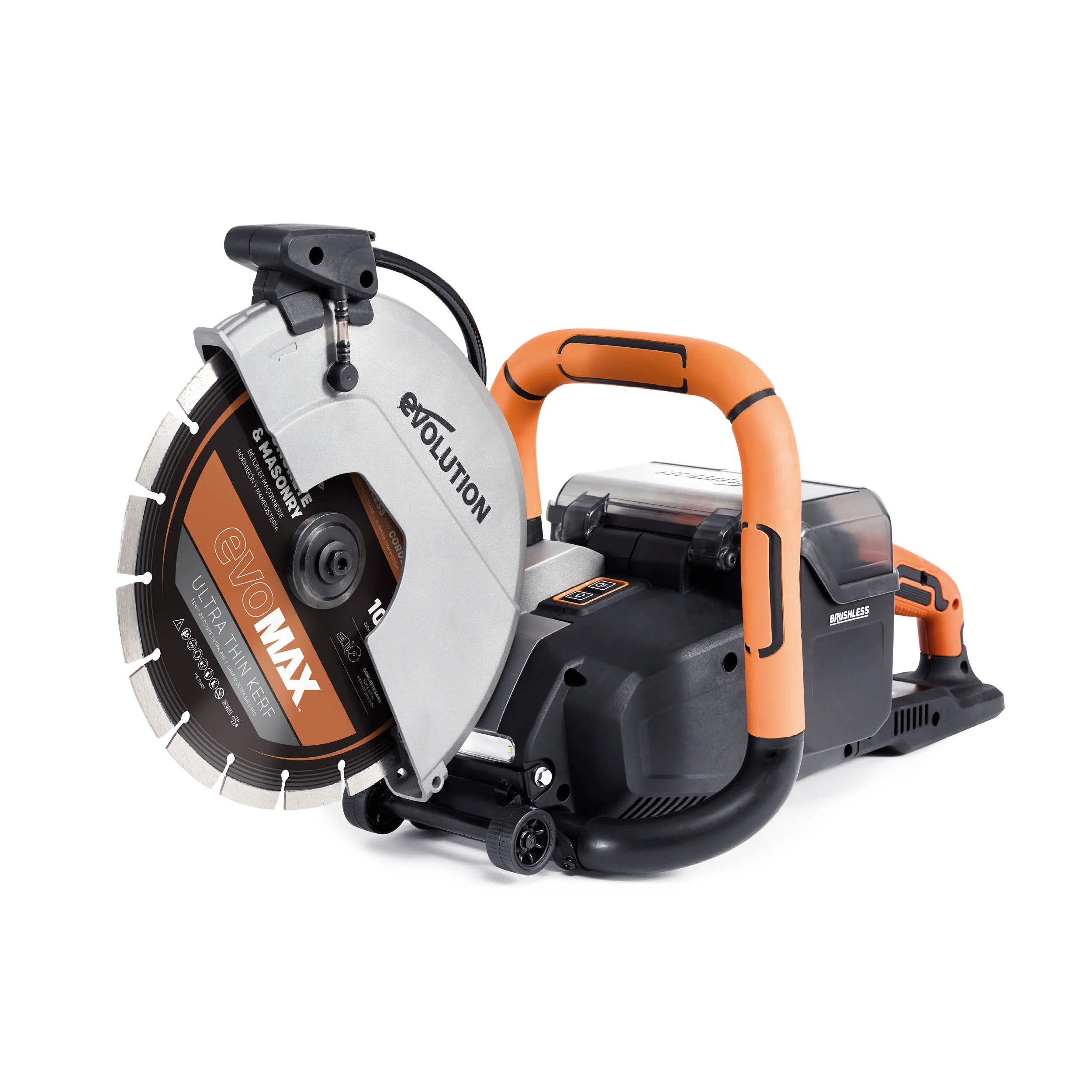Evolution Cordless R10DCT-Li | 10 In. | Concrete Saw | Automatic Water-Fed Dust Suppression | Premium Thin Kerf Diamond Blade Included - Image 15