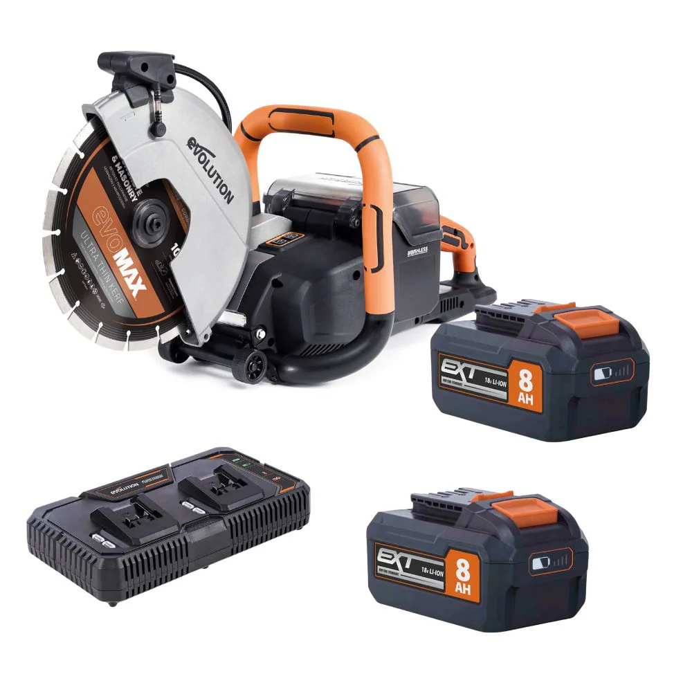 Evolution Cordless R10DCT-Li | 10 In. | Concrete Saw | Automatic Water-Fed Dust Suppression | Premium Thin Kerf Diamond Blade Included - Image 16