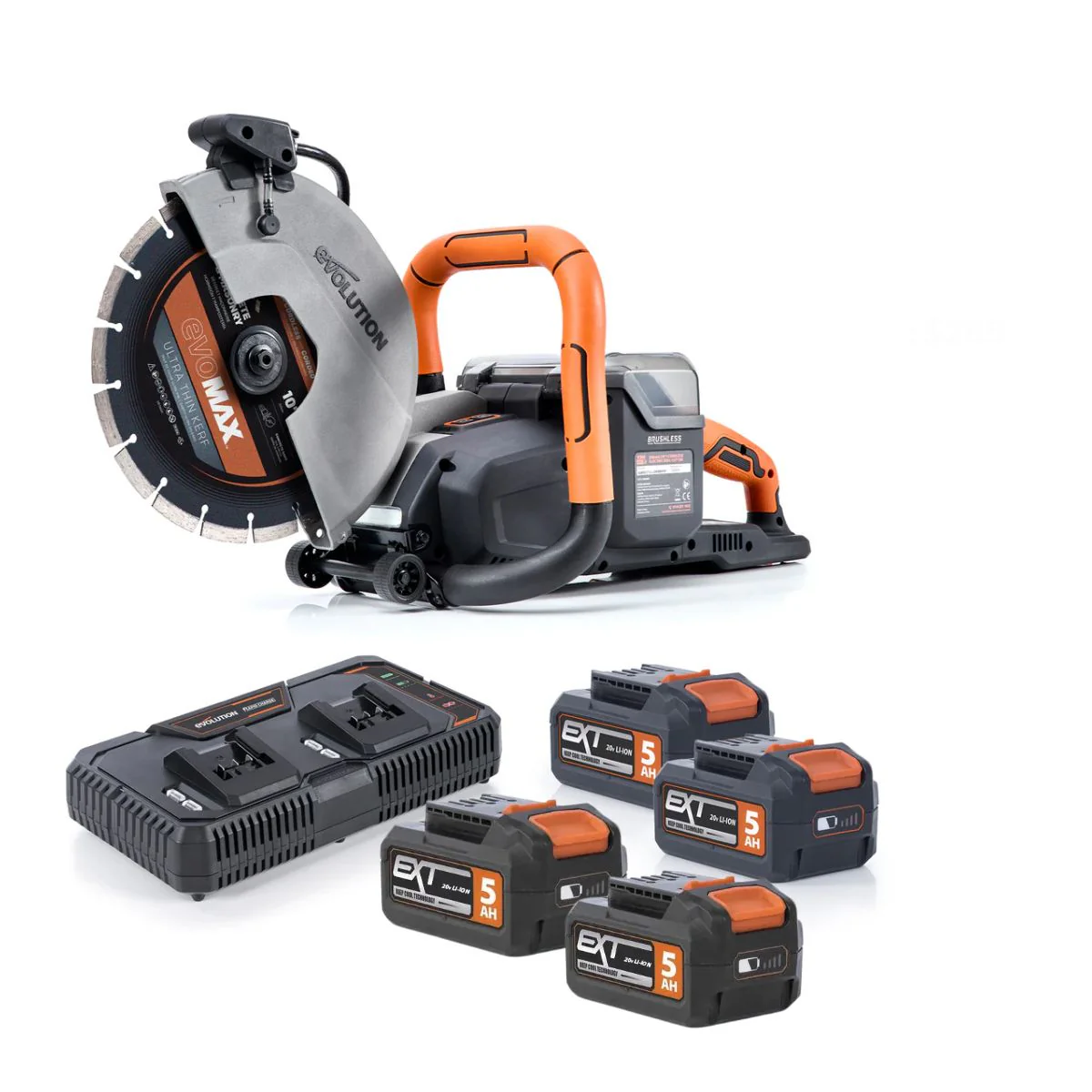 Evolution Cordless R10DCT-Li | 10 In. | Concrete Saw | Automatic Water-Fed Dust Suppression | Premium Thin Kerf Diamond Blade Included - Image 17