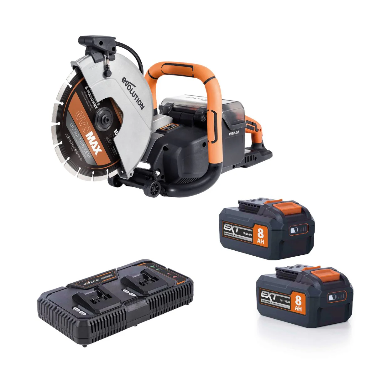 Evolution Cordless R10DCT-Li | 10 In. | Concrete Saw | Automatic Water-Fed Dust Suppression | Premium Thin Kerf Diamond Blade Included - Image 18
