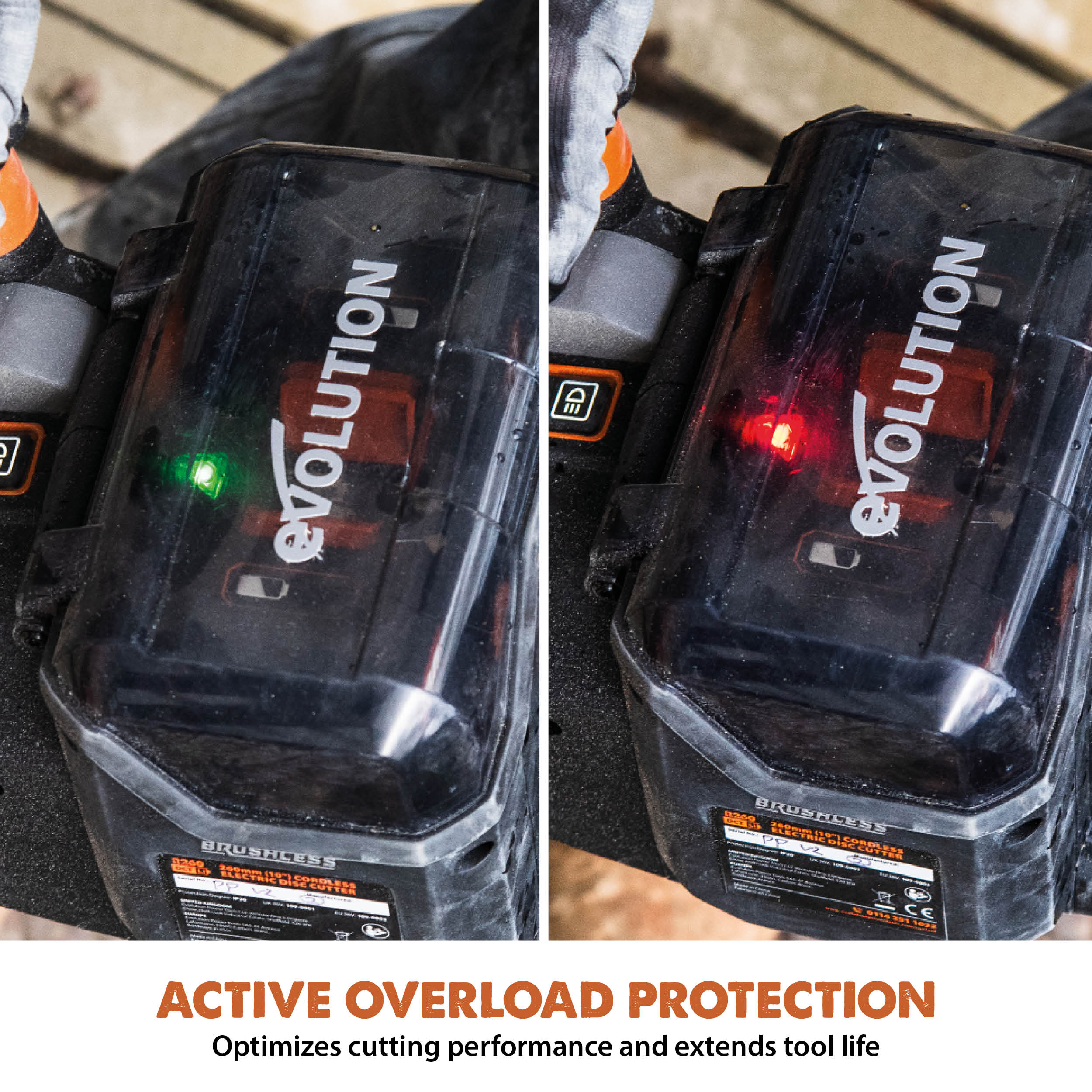 Evolution Cordless R10DCT-Li | 10 In. | Concrete Saw | Automatic Water-Fed Dust Suppression | Premium Thin Kerf Diamond Blade Included - Image 8