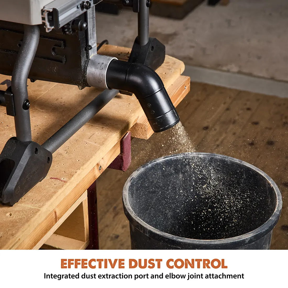 Evolution R10TBLX Multi-Material Table Saw with Wheeled Scissor Stand | 10 in. Multi-Material Cutting Blade - Image 11