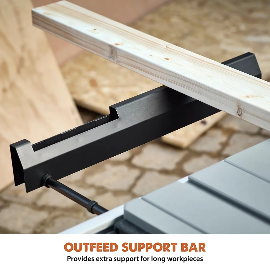 Evolution R10TBLX Multi-Material Table Saw with Wheeled Scissor Stand | 10 in. Multi-Material Cutting Blade - Image 3