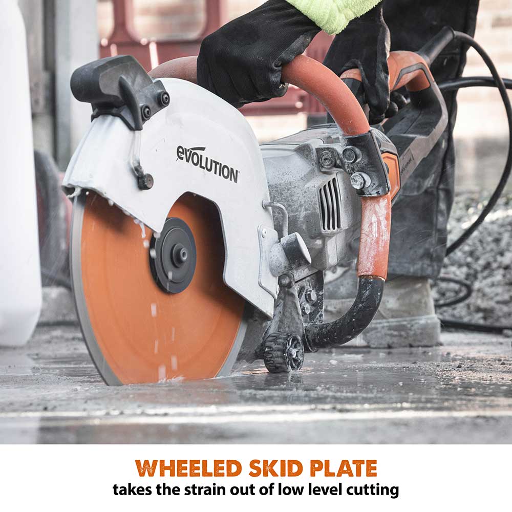 Evolution R12DCT | 12 in. | Electric Concrete | Water Fed Dust Suppression | Premium Diamond Blade Included - Image 6