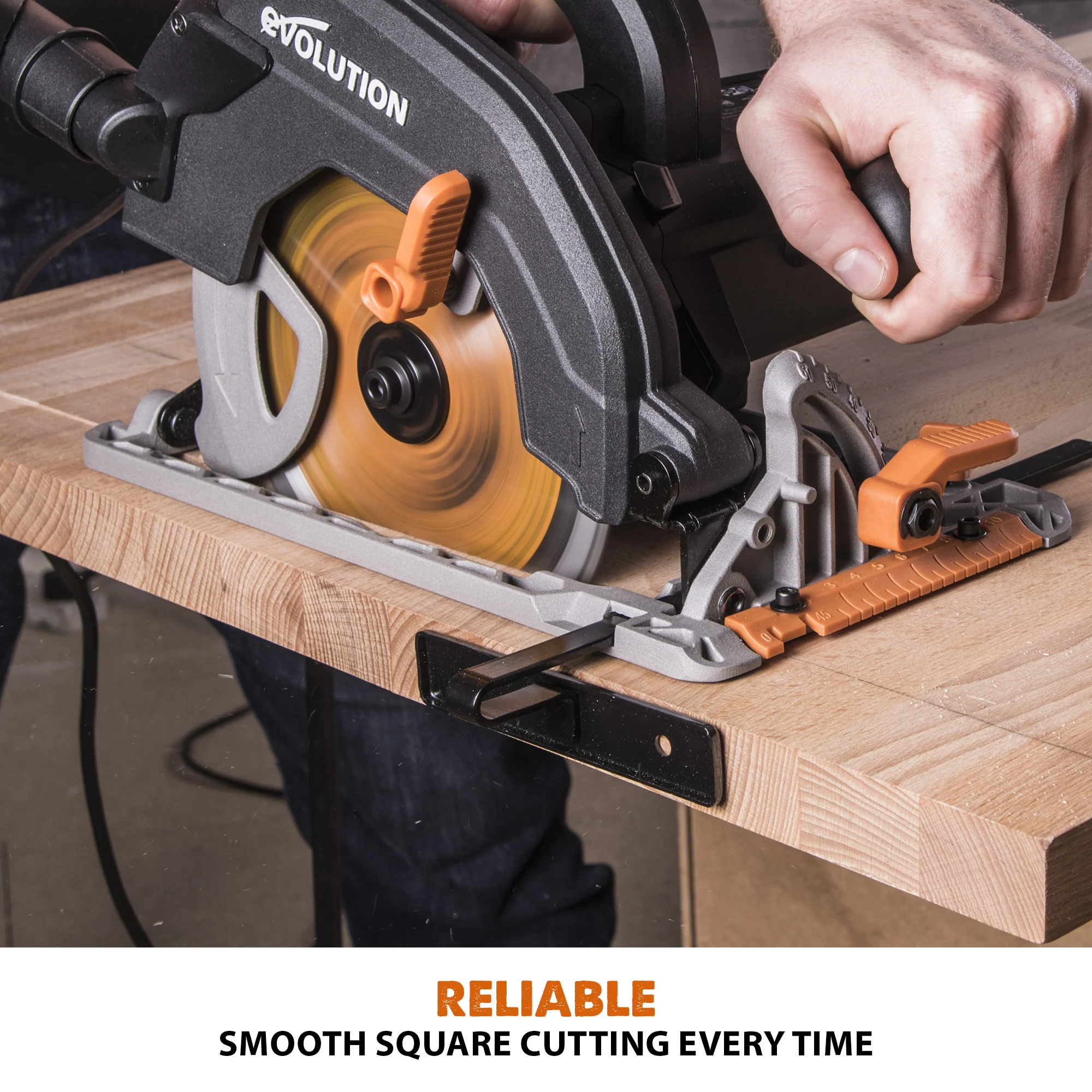 Evolution R185CCS: Multi-Material Cutting Circular Saw 7-1/4 in. Blade - Image 6