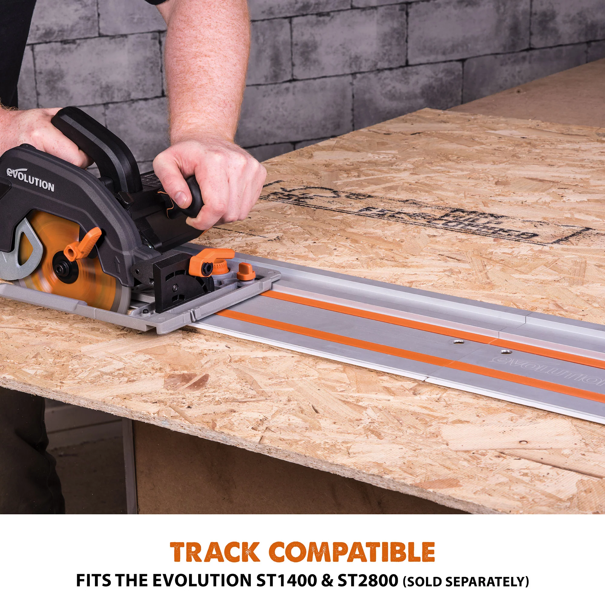 Evolution R185CCSX: Multi-Material Cutting Circular Saw 7-1/4 in. Blade With 3ft, 4in. Track Included - Image 17