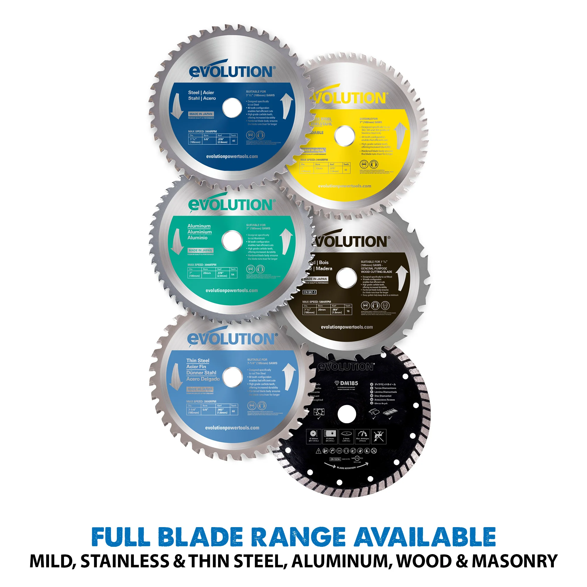 Evolution S185CCSL: Metal Cutting Circular Saw 7-1/4 in. Blade - Image 12