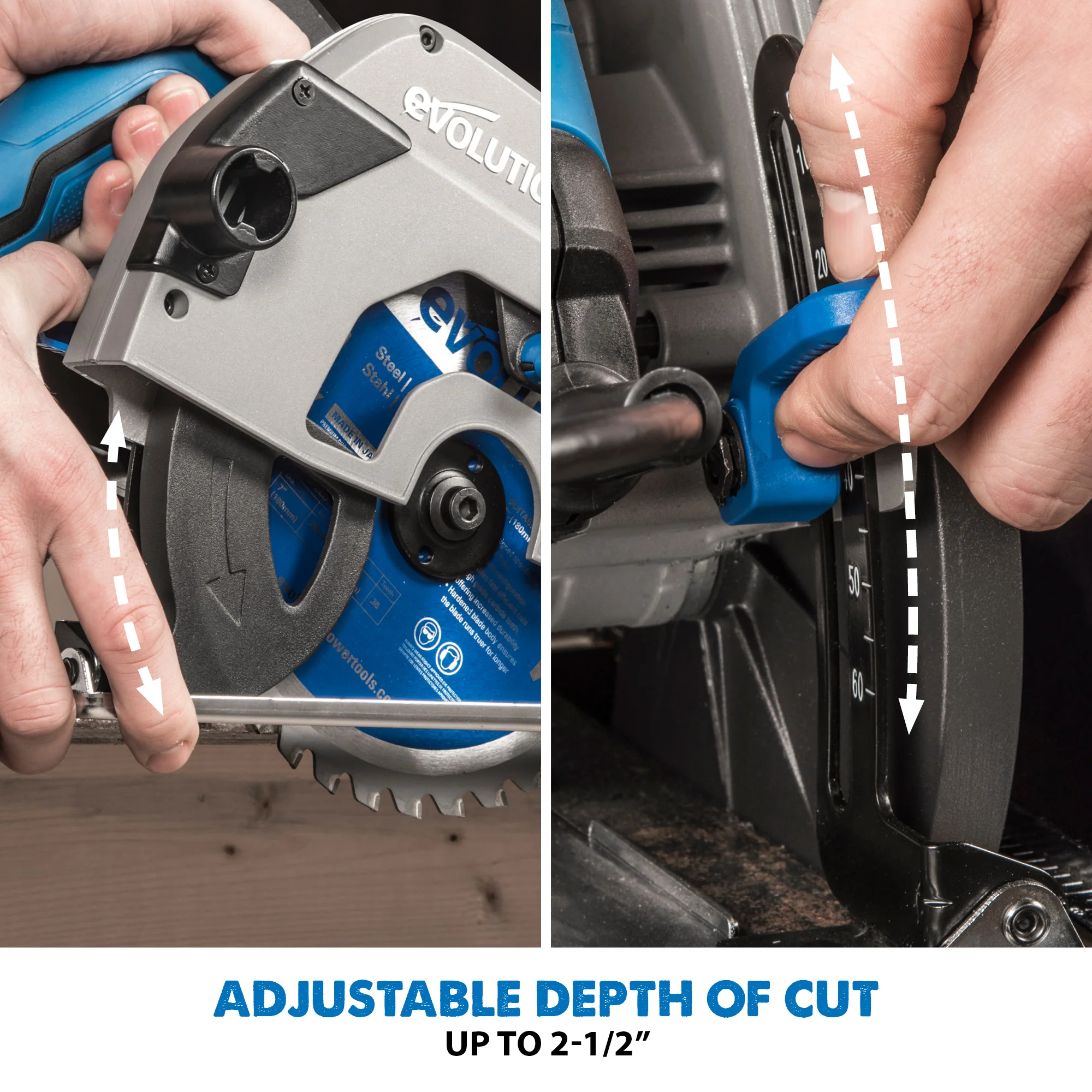 Evolution S185CCSL: Metal Cutting Circular Saw 7-1/4 in. Blade - Image 7