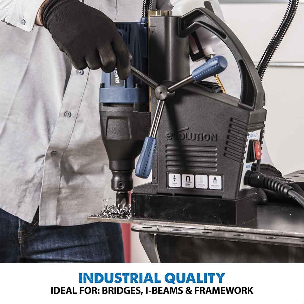 Evolution S28MAG: 1-1/8 in. Magnetic Drill With Carry Case - Image 5