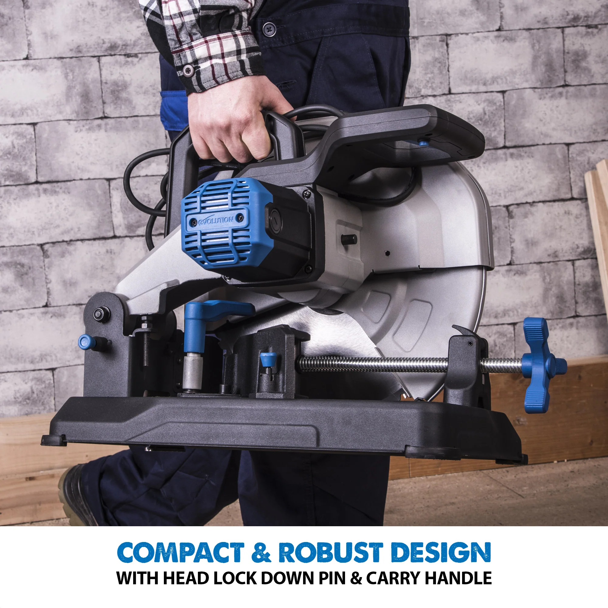 Evolution S355CPSL: Metal Cutting Chop Saw With 14 in. Mild Steel Blade - Image 18