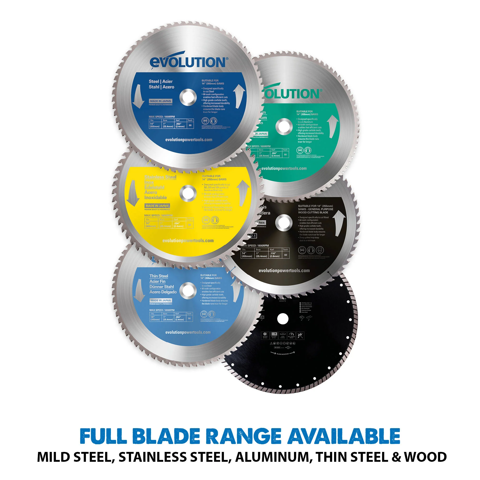 Evolution S355CPSL: Metal Cutting Chop Saw With 14 in. Mild Steel Blade - Image 23